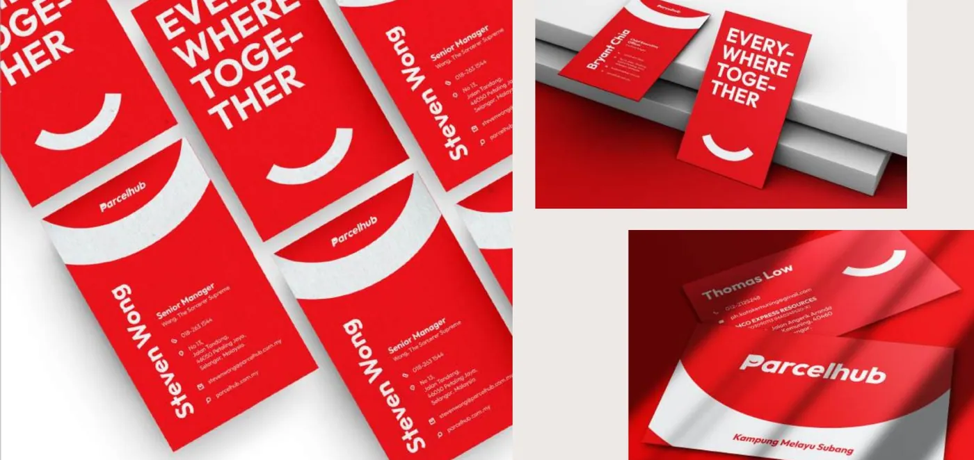 ParcelHub brand work, image 1