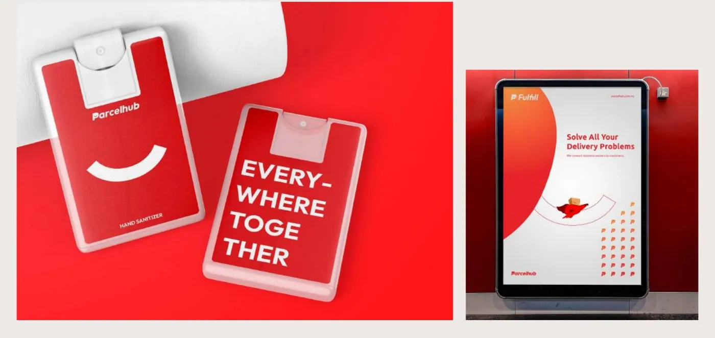 ParcelHub brand work, image 4
