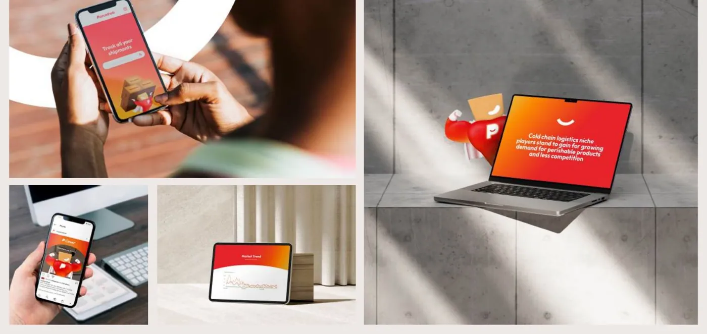 ParcelHub brand work, image 5
