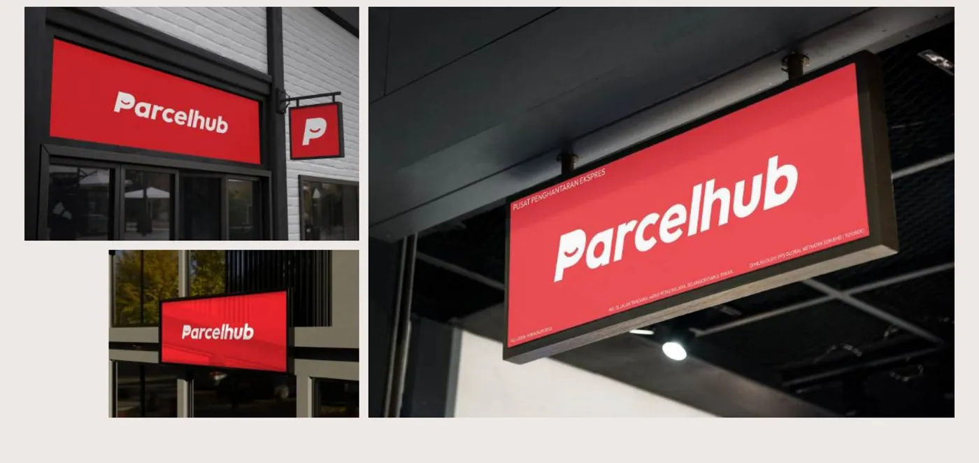 ParcelHub brand work, image 7