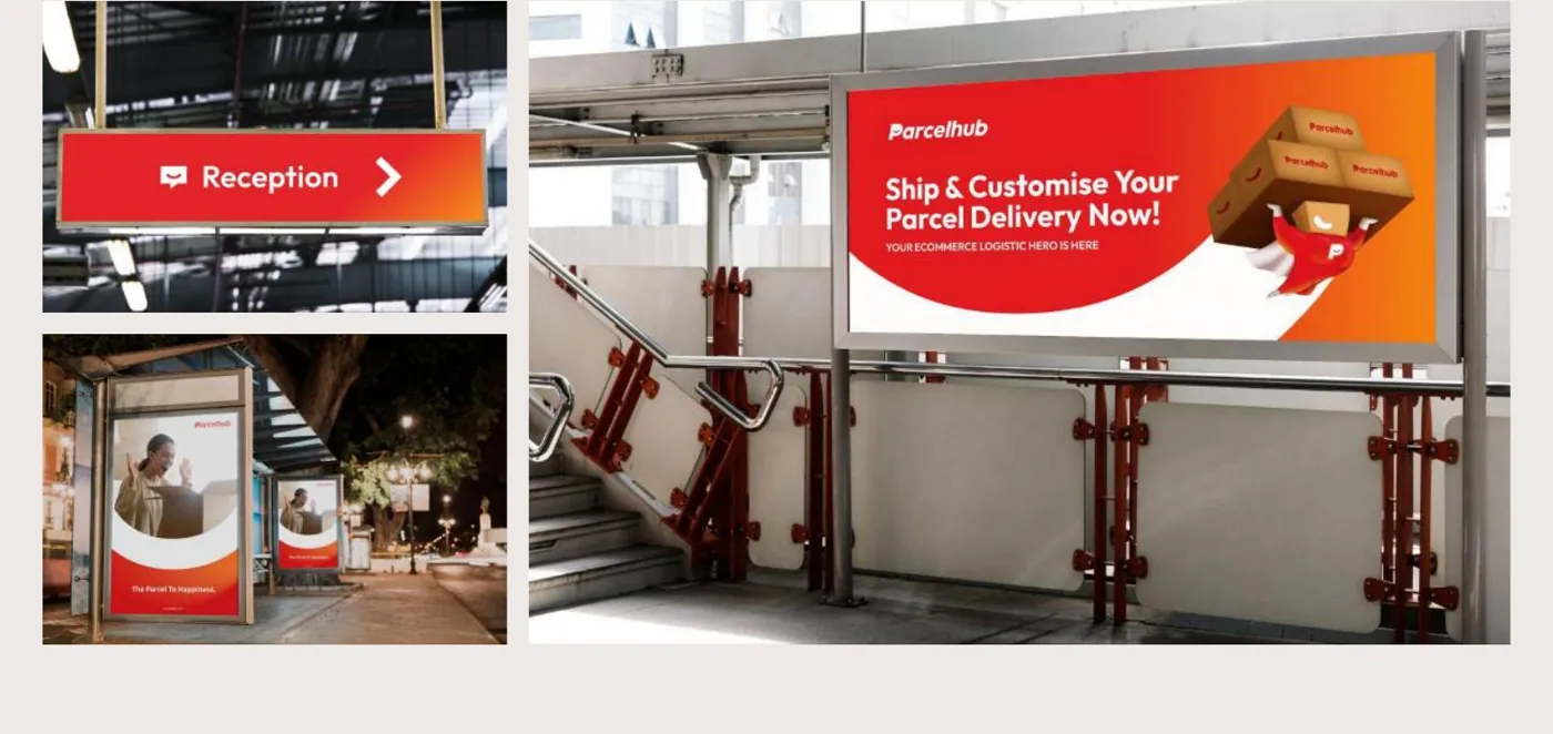 ParcelHub brand work, image 8