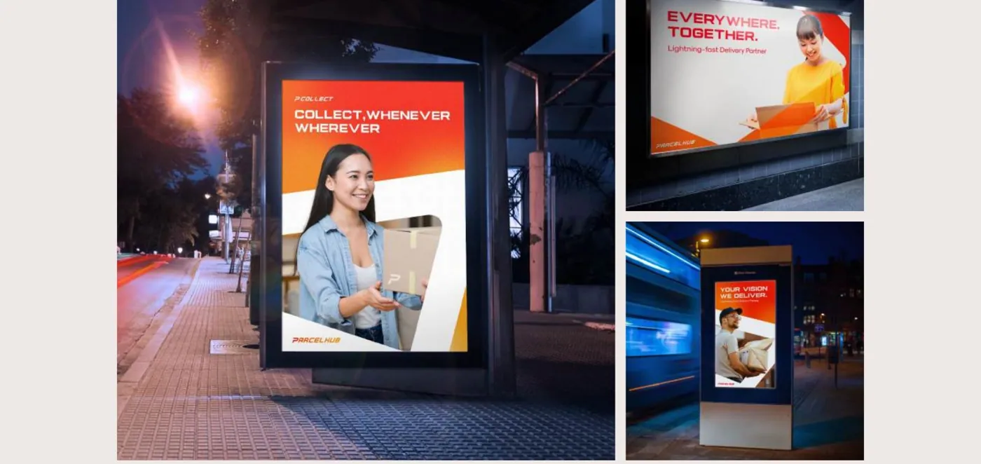 ParcelHub brand work, image 9