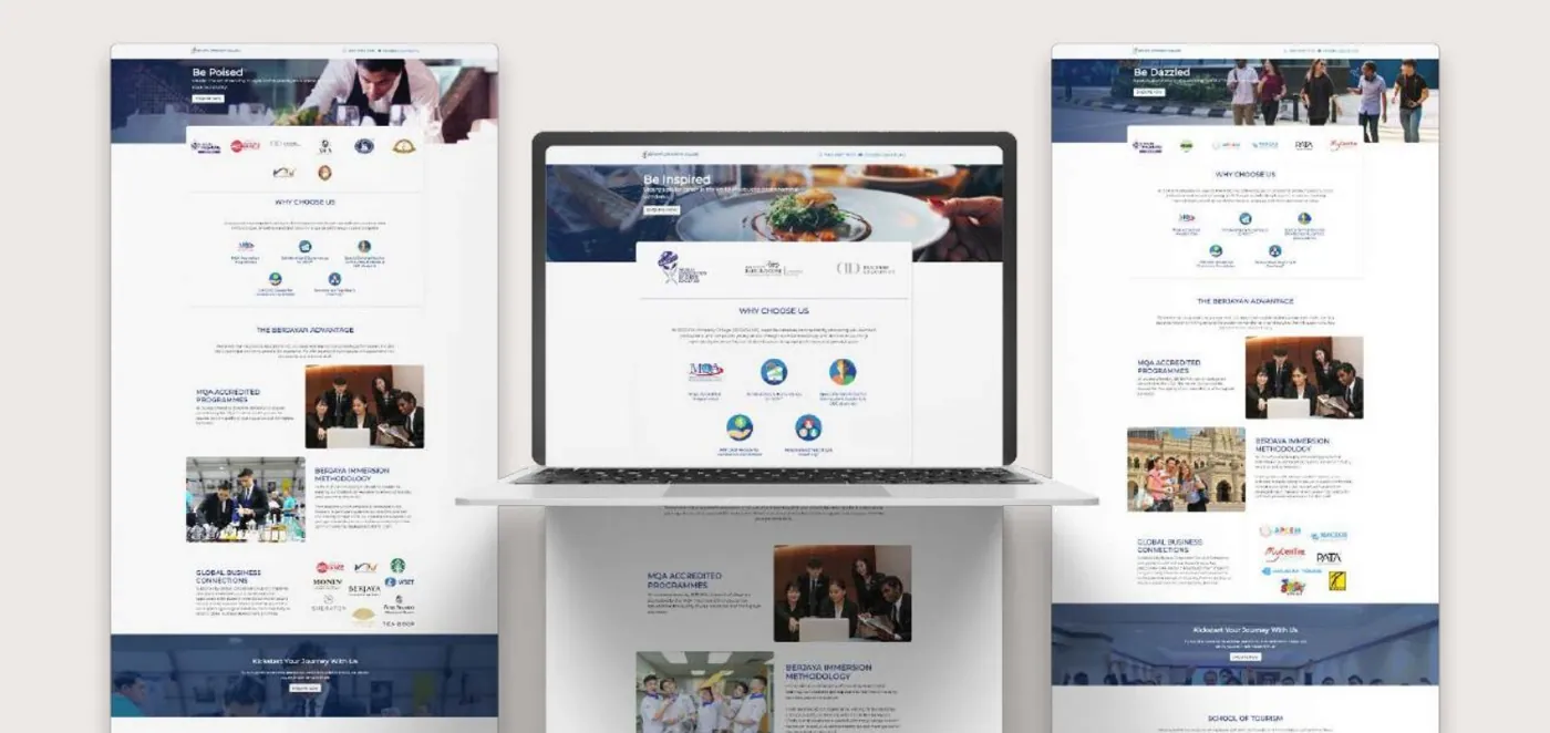 Berjaya University College brand work, image 1