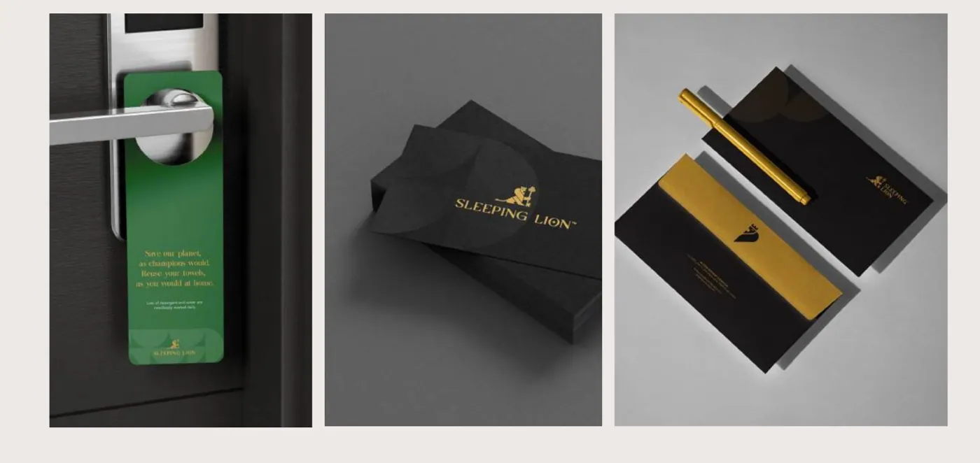 Sleeping Lion brand work, image 3