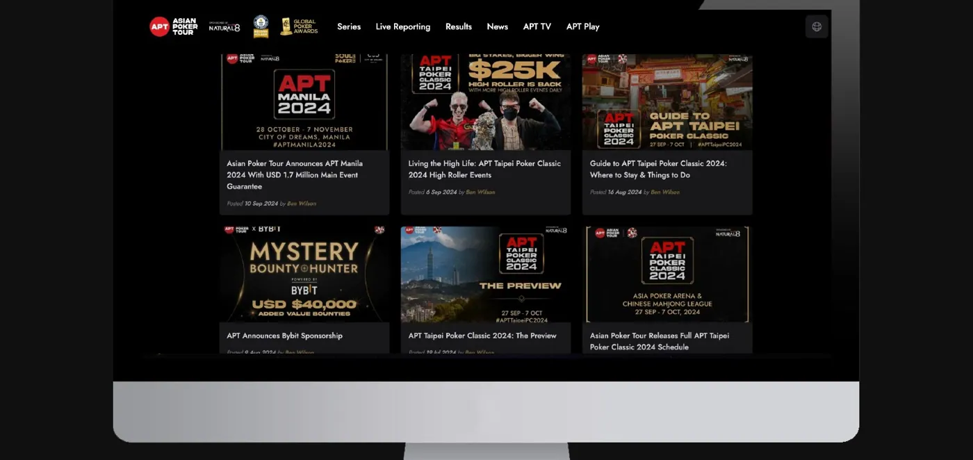 Asian Poker Tour brand work, image 8